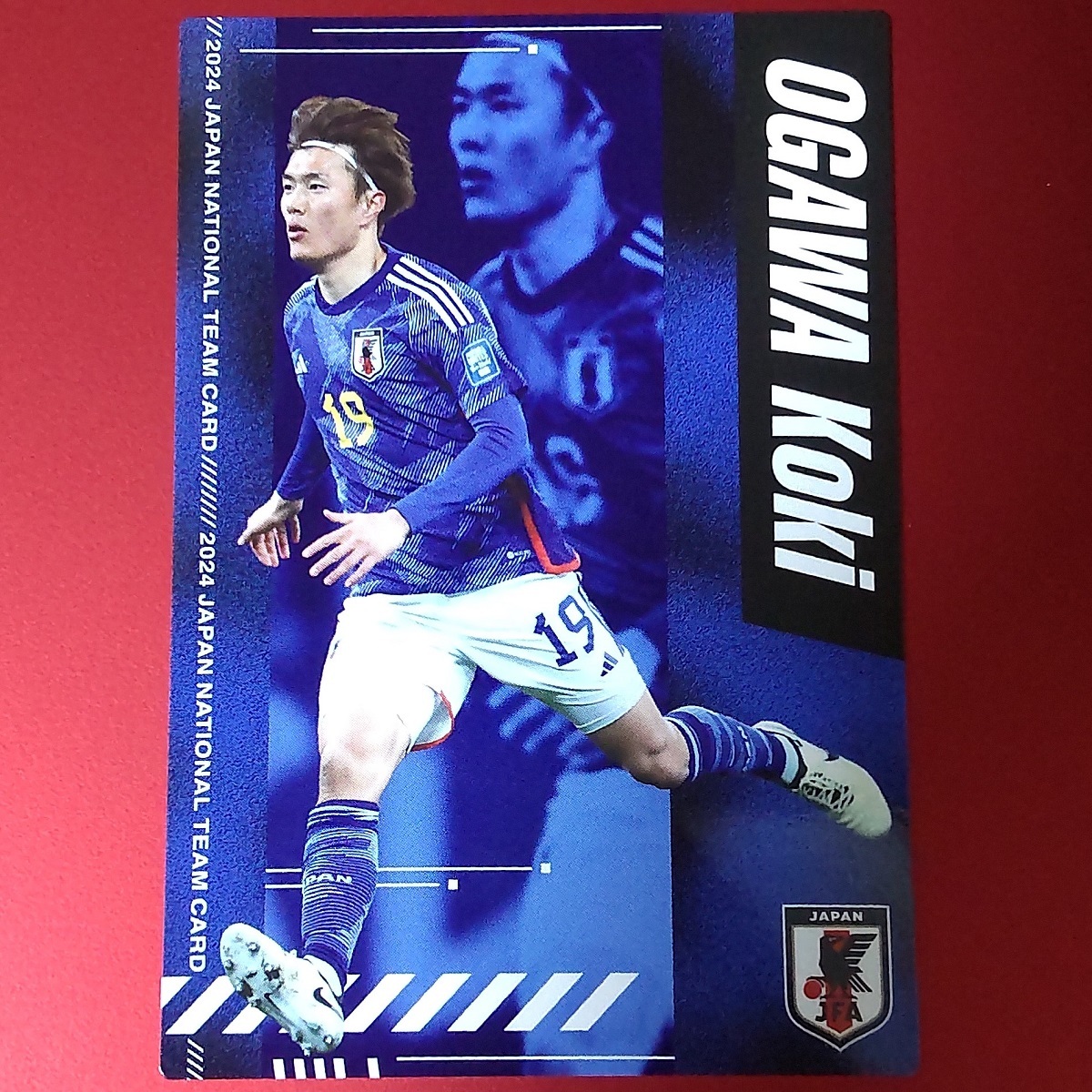 サッカー 日本代表 小川航基 ジュビロ磐田 直筆サインカード J