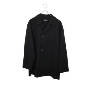 EDITION エディション MELTON SHORT COAT ウール ダブルフェイス ショートコート 51-09-24-09002 M ブラック