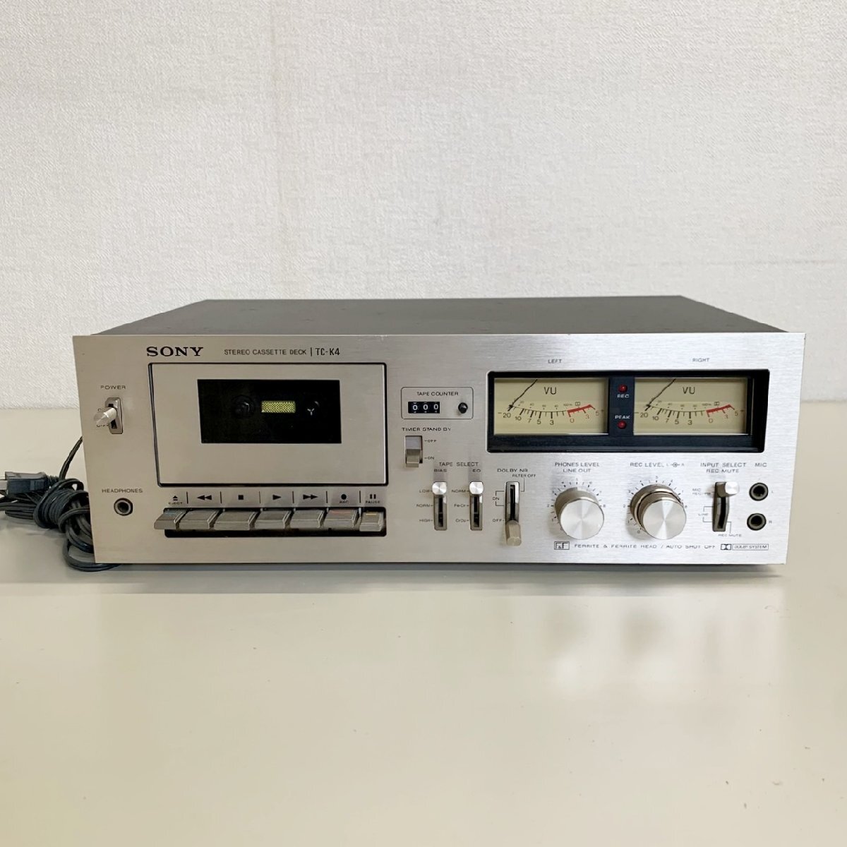 ソニーカセットデッキ「TC-K4」を修理してみました | ヨッシー