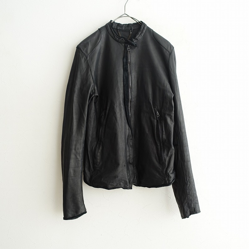 美品【sisii シシ】本革／カウレザー シングルライダース