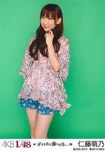 中古生写真(AKB48・SKE48) 仁藤萌乃(C)ホットパンツ/PSP「AKB1/48アイドルと恋したら…」付録