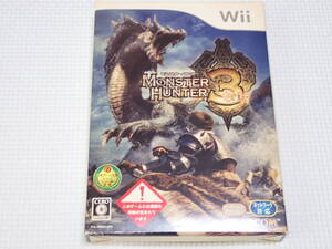 Wii★モンスターハンター3 トライ スリーブケース付★箱付・説明書付・ソフト付