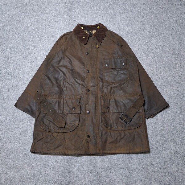希少 2ワラント 80s 美品 40 Barbour ソルウェイジッパー Solway Zipper ヴィンテージ ジャケット コート