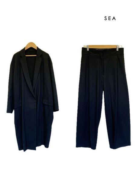 4108 極美品 SEA コート&パンツ 定価10万円位