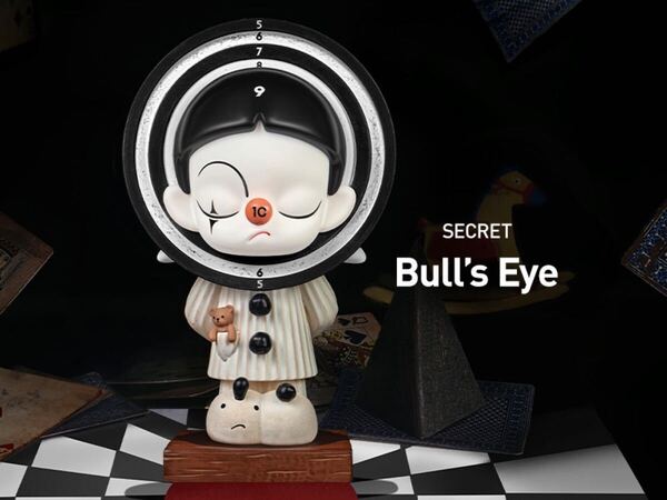 袋未開封 popmart ZSIGA We All Are Kids シリーズsecret Bull's Eye フィギュア