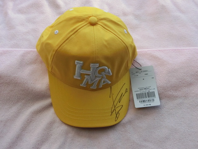 アースモンダミンカップ大会記念キャップ 菅楓花プロ 直筆サイン入り アースモンダミンカップ大会記念キャップ 菅楓花プロ 直筆サイン入り