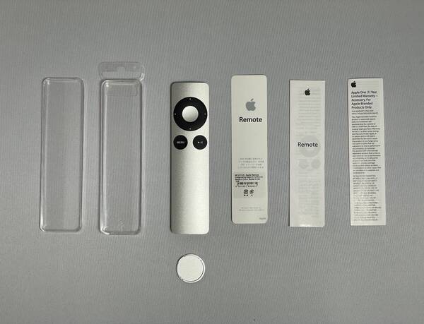 【中古・美品/動作確認済】★Apple/アップル純正 TVリモコン(A1294)ケース・取説付★