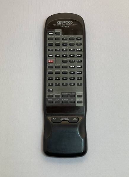 【中古・希少/動作確認済】★KENWOOD/ケンウッド:オーディオ用リモコン(RC-B3)★