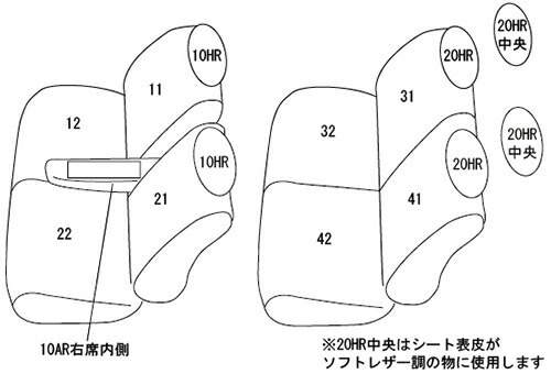 クラッツィオ シートカバー クラッツィオセンターレザー(アイボリー)タント ファンクロス LA650S/LA660S ED-6522 Clazzio クラッツィオ シートカバー クラッツィオセンターレザー(アイボリー)タント ファンクロス LA650S/LA660S ED-6522 Clazzio