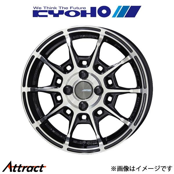 共豊 アルミホイール 4本 ガレルナ レフィーノ パッソ M700A/M710A(15×6.0J 4-100 INSET45 ブラックポリッシュ)KYOHO GALERNA REFINO