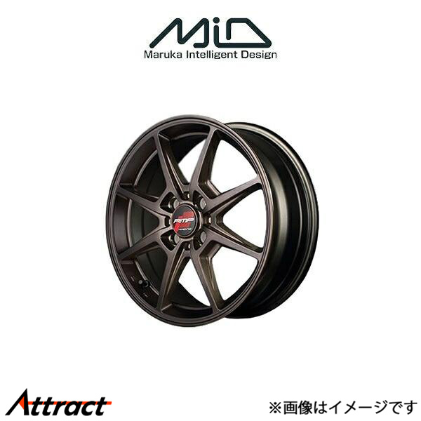 MID RMPレーシング R25 アルミホイール 1本 クロスビー 71系(16×6J 4-100 INSET43 クラシカルブロンズ)RMP RACING R25
