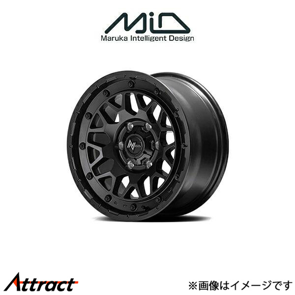 MID ナイトロパワー M29スティンガー アルミホイール 1本 ワゴンR MH34/MH44(14×4.5J 4-100 INSET45 バレルブラック)NITRO POWER