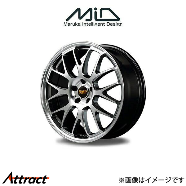MID RMP 820F アルミホイール 4本 GS 10系(19×8J 5-114.3 INSET45 ハイパーメタルコート/ミラーカット)
