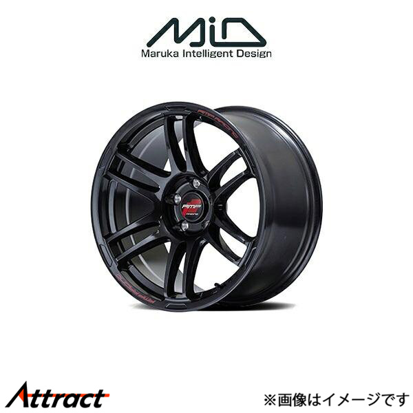 MID RMPレーシング R26 アルミホイール 4本 フォレスター SH5(17×7J 5-100 INSET48 クリスタルブラック)RMP RACING R26