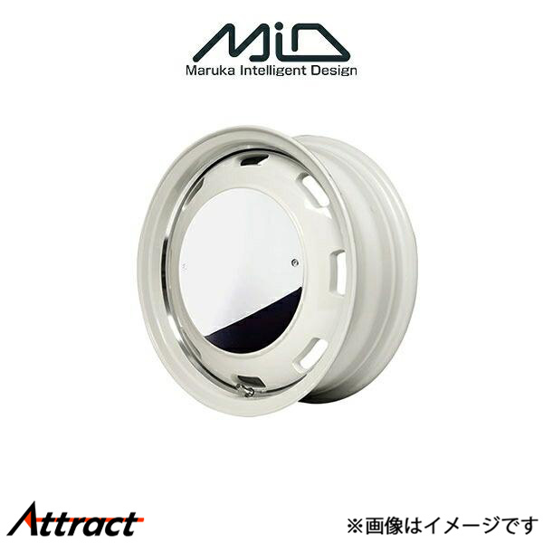 MID ガルシア シスコムーン アルミホイール 4本 R1 RJ系(15×4.5J 4-100 INSET45 オールドイングリッシュホワイト)GARCIA