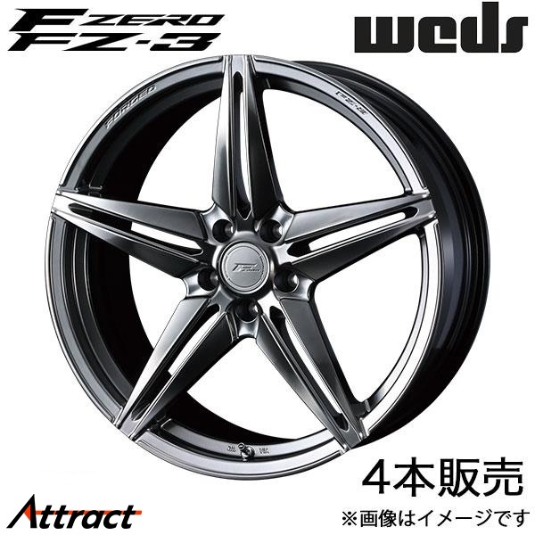 エフゼロ FZ-3 ヴェルファイア 20系 20インチ アルミホイール 4本 ダイヤモンドブラック 0039470 WEDS F-ZERO FZ-3