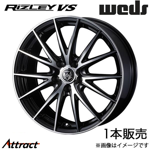 ライツレーVS クラウンマジェスタ 180系 18インチ アルミホイール 1本 ブラックメタリックポリッシュ 0039432 WEDS Rizley VS