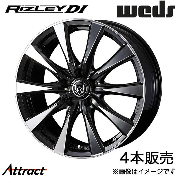 ライツレーDI デリカD:5 CV1W 17インチ アルミホイール 4本 ブラックポリッシュ 0040506 WEDS Rizley DI