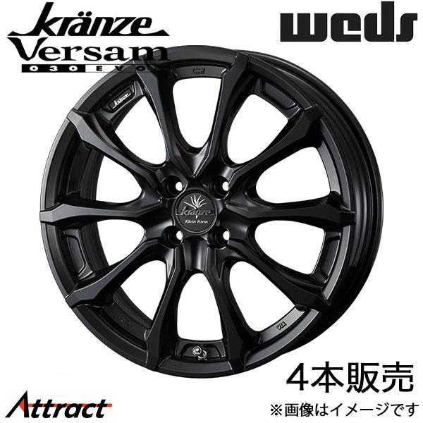 クレンツェ ヴェルサム030エボ フレア MJ34S/MJ44S 16インチ アルミホイール 4本 マットブラック 0041911 WEDS Kranze Versam030EVO