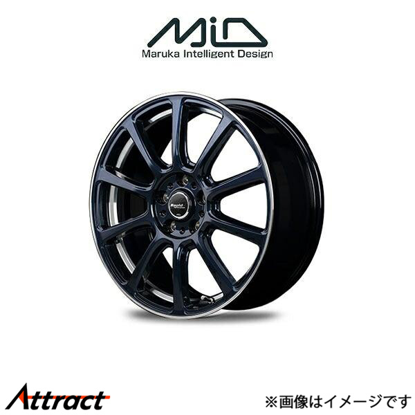 MID ラピッドパフォーマンス ZX10 アルミホイール 1本 カローラスポーツ 210系(17×7J 5-100 INSET50 ADブルー)RAPID PERFORMANCE