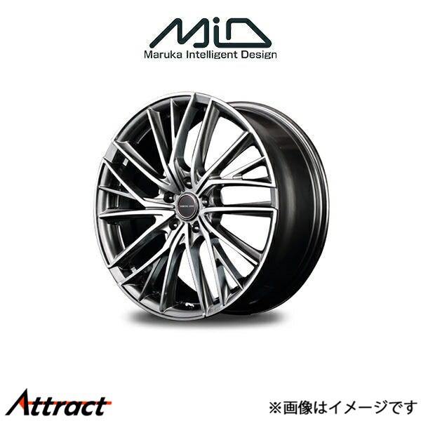 MID ヴァーテックワン ヴァルチャー アルミホイール 1本 ヤリススクロス 15系(18×7J 5-114.3 INSET48 シルバー)VERTEC ONE VULTURE