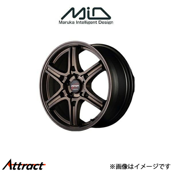 MID RMPレーシング R60 アルミホイール 1本 ステップワゴン RP系(17×7J 5-114.3 INSET48 クラシカルブロンズ)RMP RACING R60