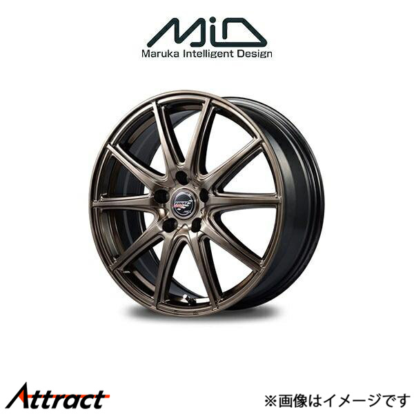 MID ファイナルスピード GRボルト アルミホイール 1本 レガシーB4 BL5/BLE(17×7J 5-100 INSET50 ハイメタブロンズ)FINALSPEED GR VOLT 18,068円