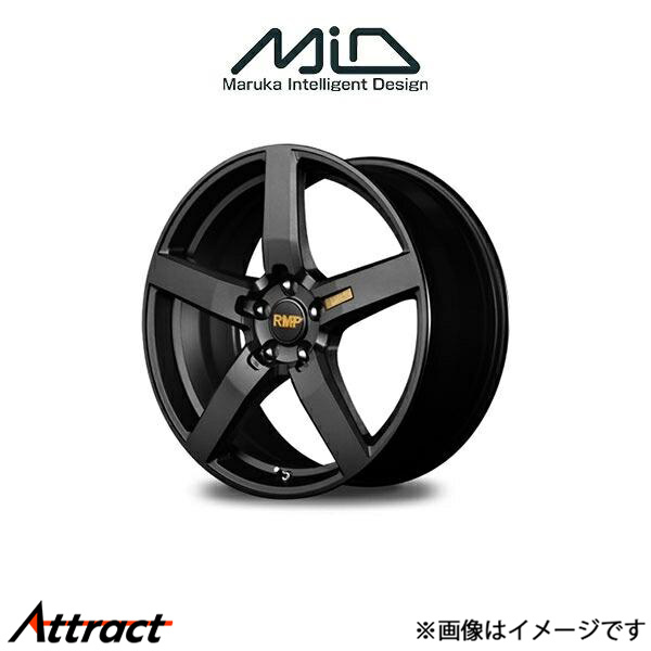 MID RMP 050F アルミホイール 4本 メビウス 40系(17×7J 5-114.3 INSET40 セミグロスガンメタ)