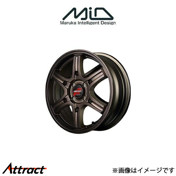 MID RMPレーシング R60 アルミホイール 4本 バレーノ 32S/42S(16×6J 4-100 INSET43 クラシカルブロンズ)RMP RACING R60
