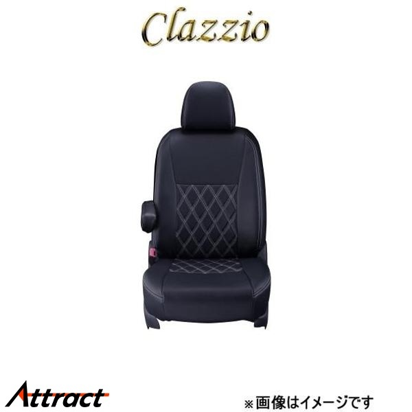 クラッツィオ シートカバー クラッツィオダイヤ(ブラック×ホワイトステッチ)ハイエース バン GDH201/GDH206 ET-1172 Clazzio
