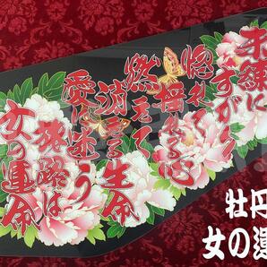 ★新柄★安全窓★ ベストワン/ニューファイター 女の運命 牡丹柄