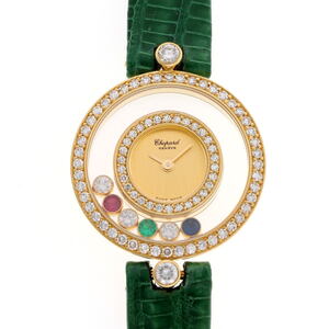 Chopard Chopard happy бриллиант кварц 20/3957-24 750YG женский часы 2410153