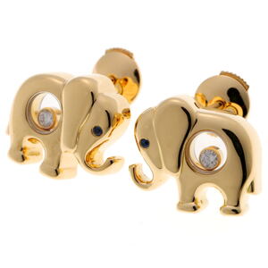 Chopard Chopard Серьги Счастливый бриллиантовый слон 83/2189-20 Желтое золото 750YG 2410258