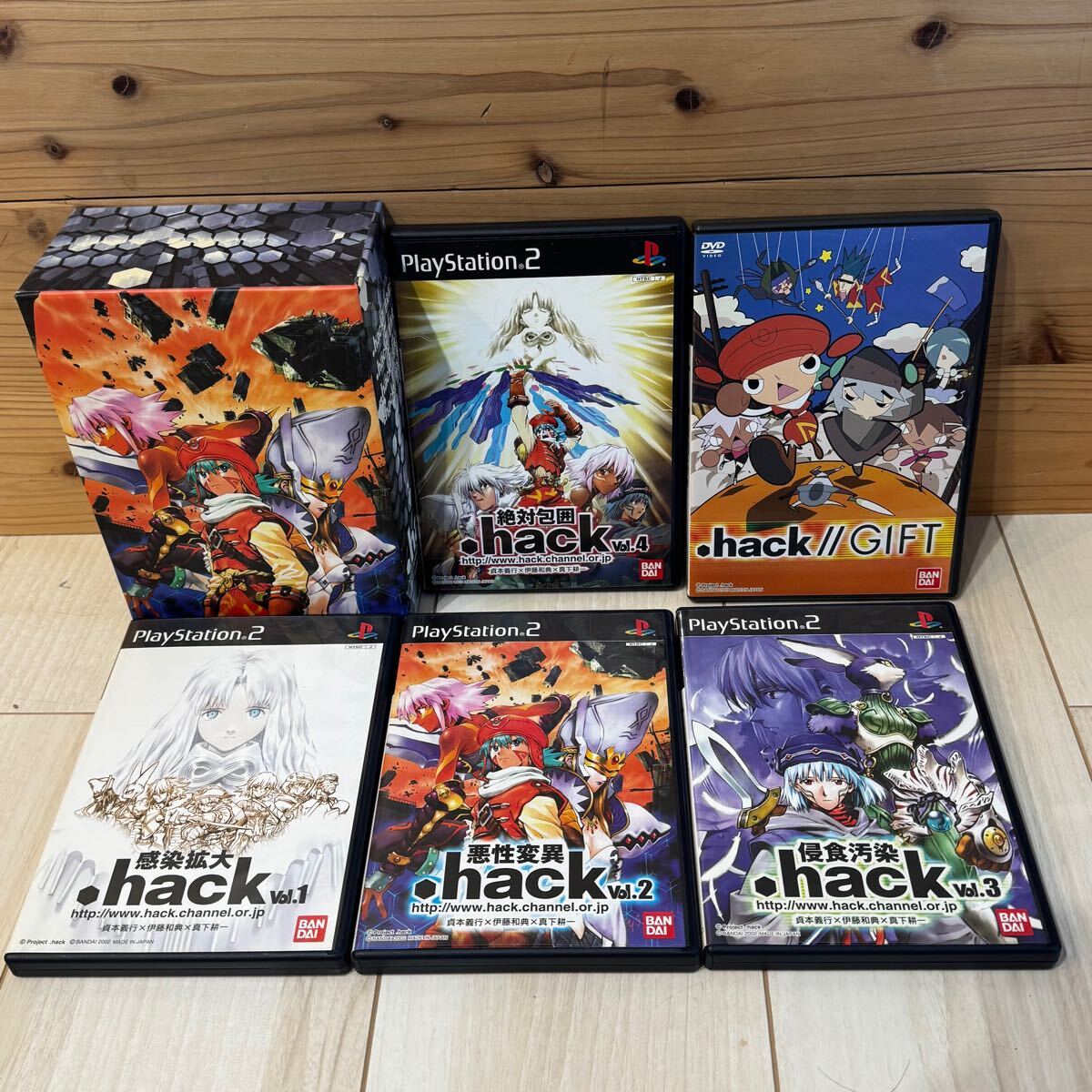 Yahoo!オークション -「.hack box」(プレイステーション2 Yahoo!オークション -「.hack box」(プレイステーション2
