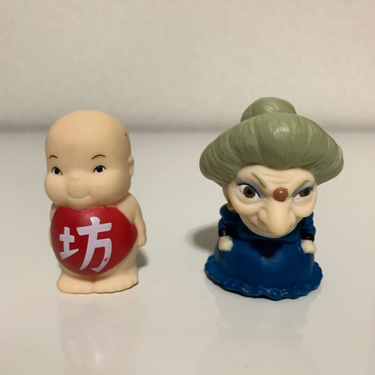 新品 千と千尋の神隠し 指人形 ゆびにんぎょう 5点セット 湯婆婆 坊ネズミ おしらさま 頭 カシラ ハク竜 フィギュア ソフビ