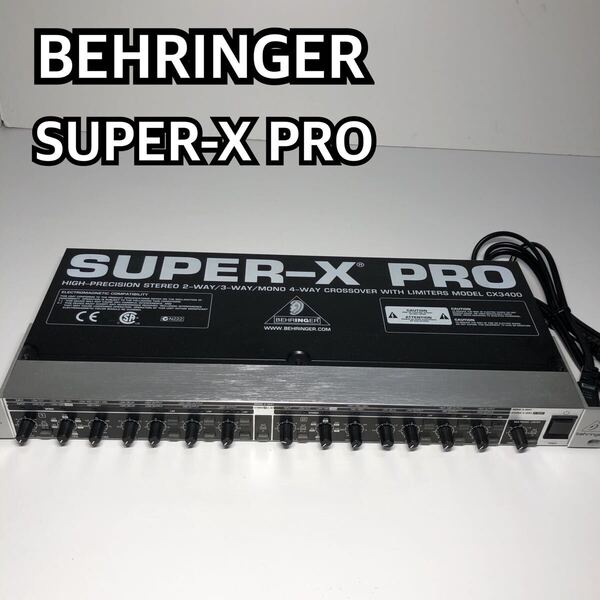 sc1311 BEHRINGER ベリンガー SUPER-X PRO Model CX3400 匿名配送 送料無料