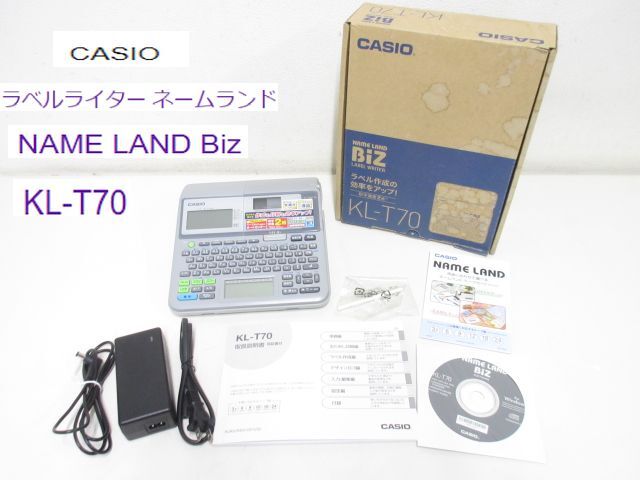 Yahoo!オークション -「カシオ ネームランド kl-t70」(ラベル Yahoo!オークション -「カシオ ネームランド kl-t70」(ラベル