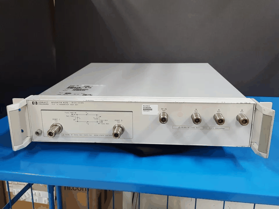 [NBC]「テスト未実施」HP 85047A K75: Sパラメータテストセット75Ohm S-Parameter Test Set, 30KHz - 3.0GHz (9005)