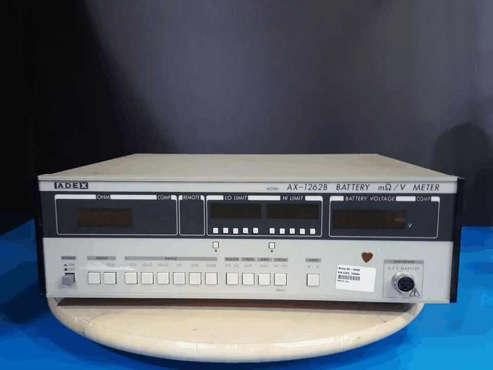 「NBC」 ADEX AX-1262B Battery mOhm/Voltage Meter ※テストプローブ付き (0984)