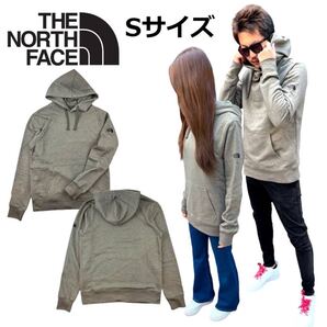 ザ ノースフェイス パーカー NF0A8AU0 グリーンヘザー Sサイズ 刺繍ロゴ 裏起毛 THE NORTH FACE CIRCLE LOGO PULLOVER HOODIE 新品