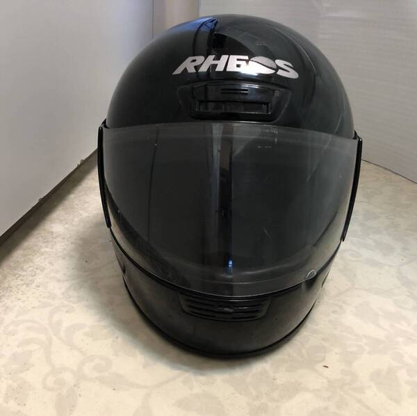 RHEOS レオス ブラック ヘルメット ホンダ Honda Access レトロ フルフェース light weight contruction