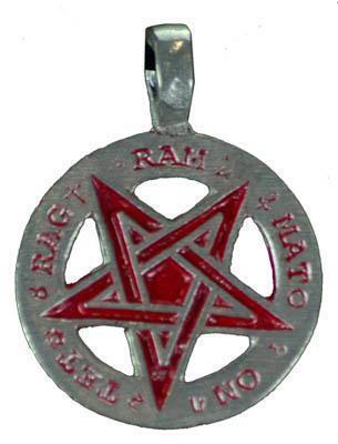 AzureGreen Divine Protection pendant Red