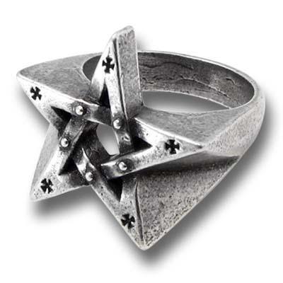 ALCHEMY GOTHIC: Pentegration Ring W 五芒星