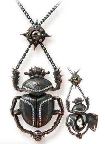 ALCHEMY GOTHIC: BLACK SUN KHEPRI pendant
