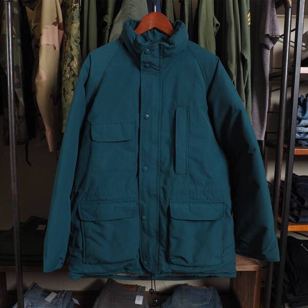 80s 90s Eddie Bauer エディーバウアー 黒タグ ダウンジャケット ゴアテックス グースダウン ビンテージ M