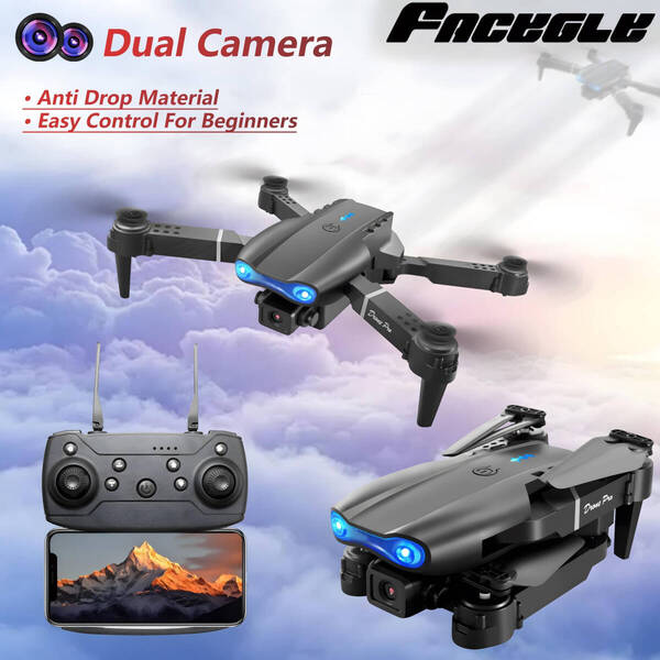 ドローン カメラ付き、折りたたみ式 RC ドローン、初心者向け RC ドローンおもちゃ、男性へのギフト、屋内と屋外用の手頃な価格のドローン