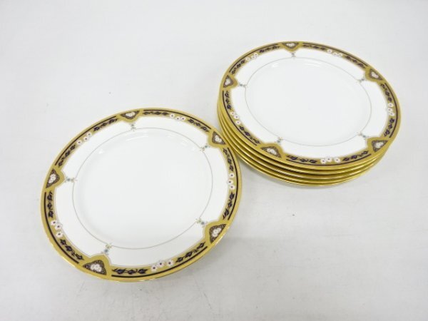 ys7194145; 宗sou NARUMI ゴールドプレート6枚セット(22センチ)【道】