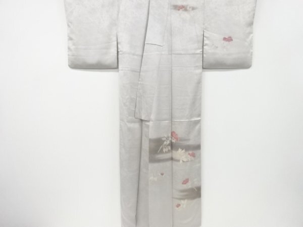 ys7220491; 宗sou 薔薇模様刺繍訪問着【リサイクル】【着】