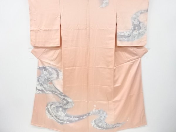 ys7253377; 宗sou 流水に木の葉・鳥模様刺繍訪問着【リサイクル】【着】
