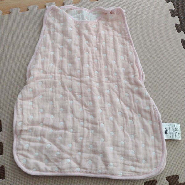 ニトリ NITORI ベビースリーパードット ピンク 水玉 中古 両面使える リバーシブル 通年